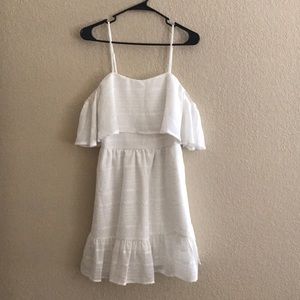 Gianni Bini White Striped Flowy Dress NWT Sz XS